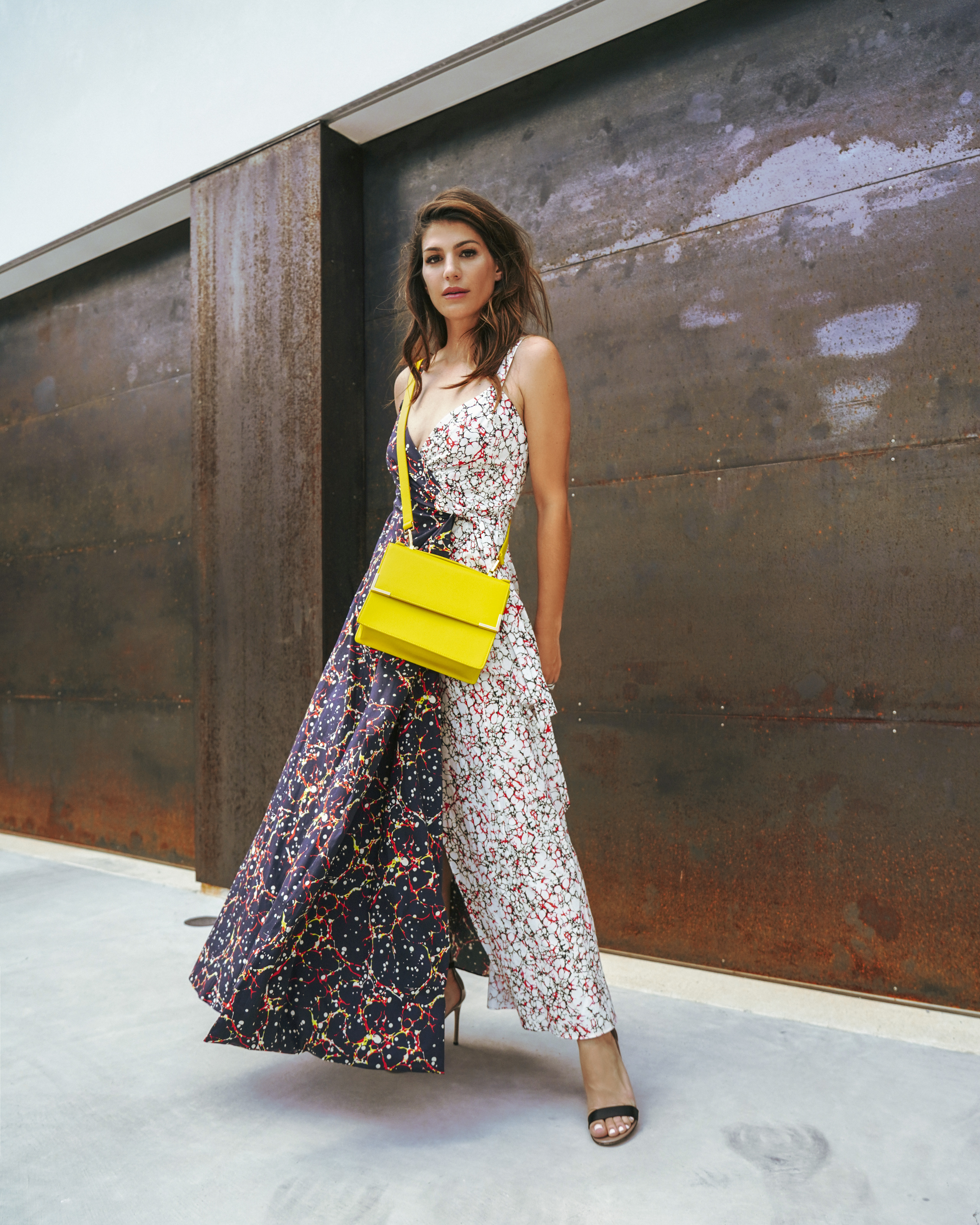 Yellow bag online fashion