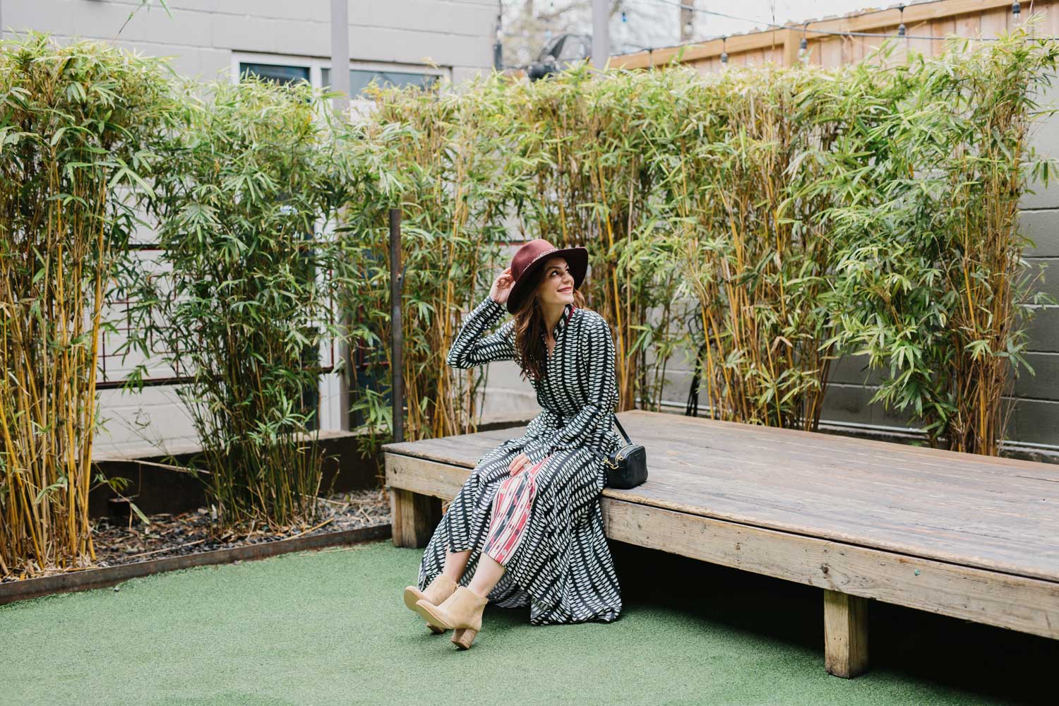 Gen Padalecki in her summer maxi dress