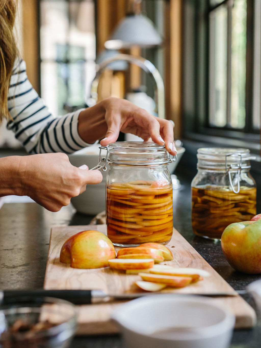 Fall Recipe Pickled Apples and Pears now & gen