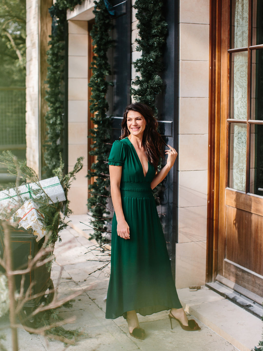 Reformation Green Dress - now & gen