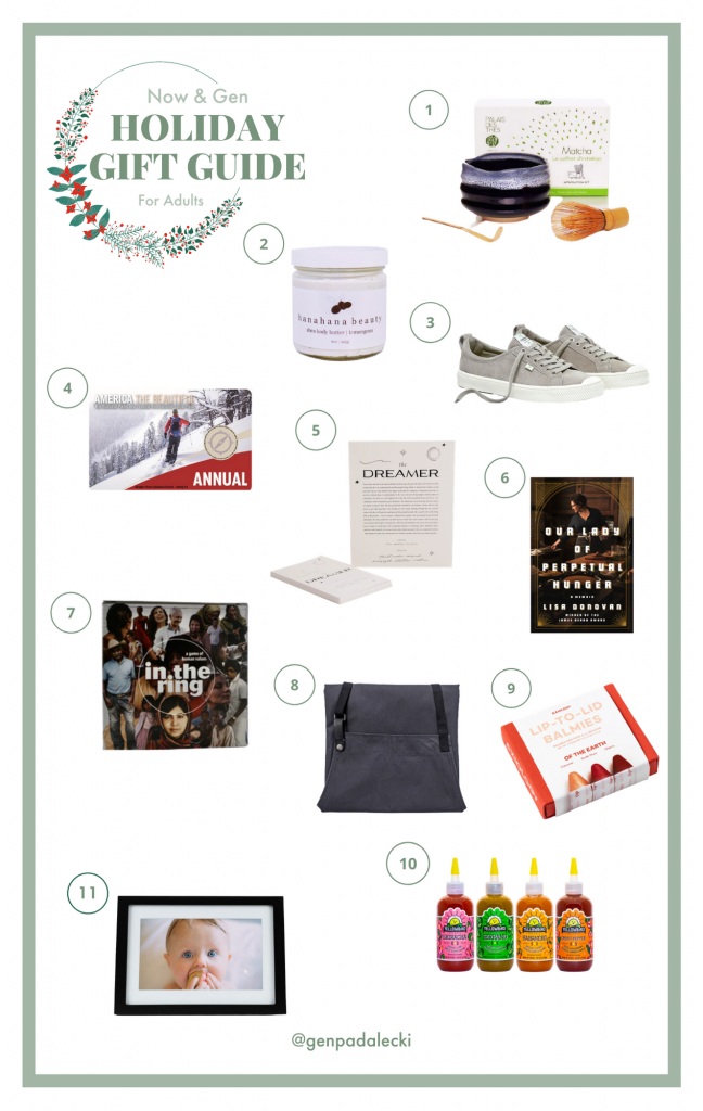 Holiday Gift Guide - now & gen